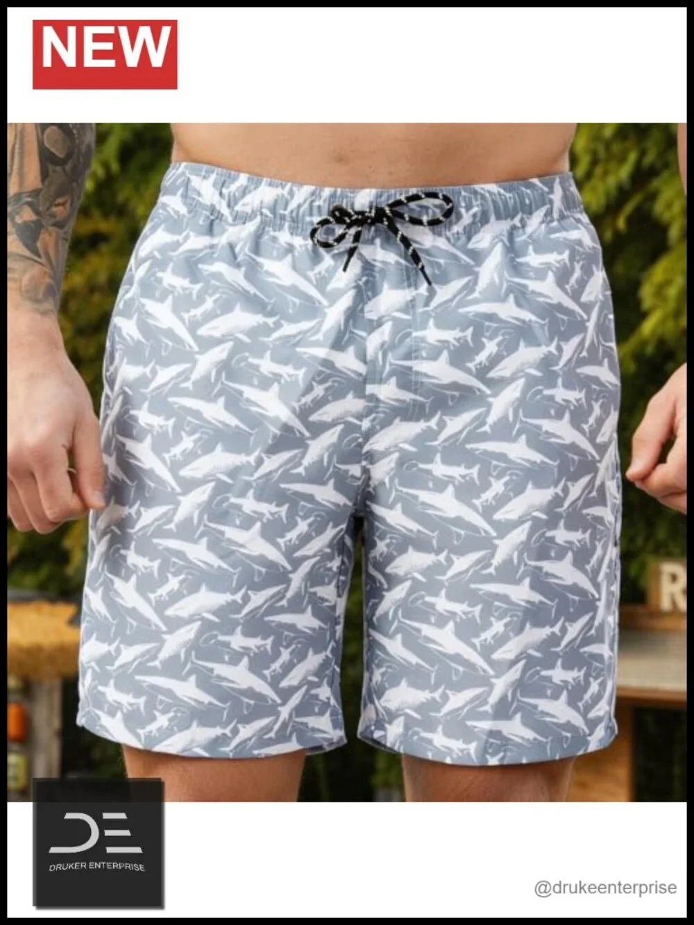 Quick Dry Mens Swim Trunks Board Shorts Beach Swimwear Pool
